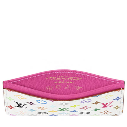 Louis Vuitton x Takashi Murakami Card Holder White Multicolored