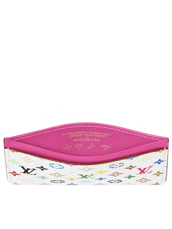 Louis Vuitton x Takashi Murakami Card Holder White Multicolored