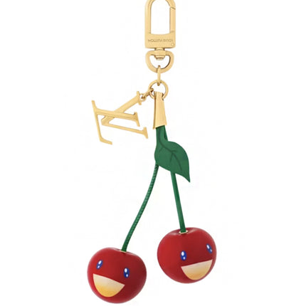 Louis Vuitton x Takashi Murakami Cherry Bag Charm Gold-tone Metal