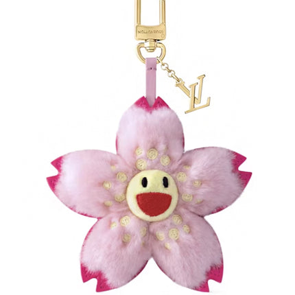 Louis Vuitton x Takashi Murakami Cherry Blossom Bag Charm Pink