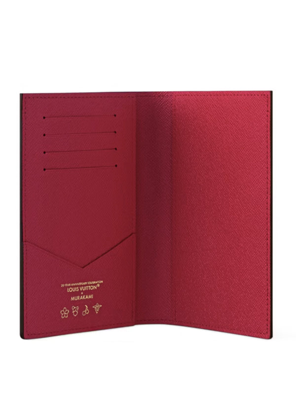 Louis Vuitton x Takashi Murakami Cherry Passport Cover Brown Monogram