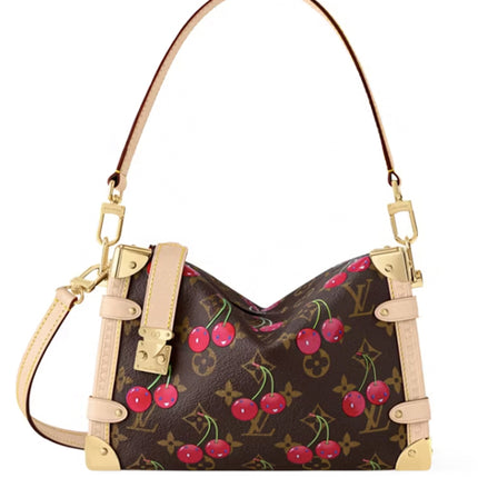 Louis Vuitton x Takashi Murakami Cherry Side Trunk MM Brown Monogram