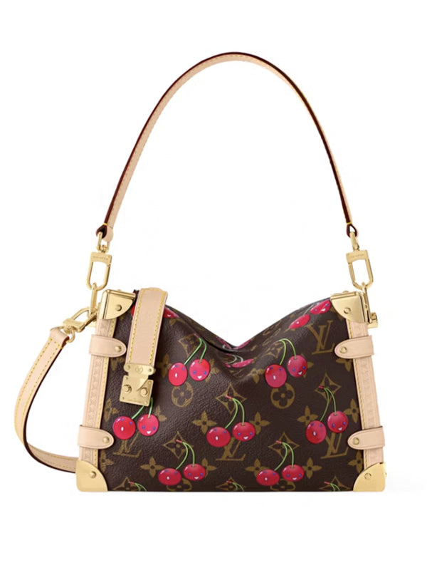 Louis Vuitton x Takashi Murakami Cherry Side Trunk MM Brown Monogram