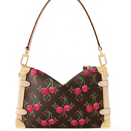 Louis Vuitton x Takashi Murakami Cherry Side Trunk MM Brown Monogram