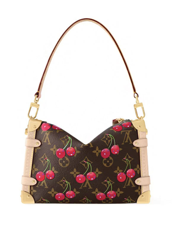 Louis Vuitton x Takashi Murakami Cherry Side Trunk MM Brown Monogram