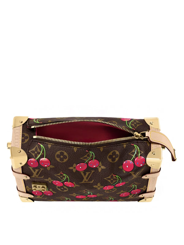 Louis Vuitton x Takashi Murakami Cherry Side Trunk MM Brown Monogram