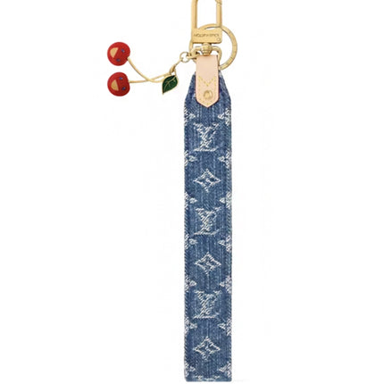 Louis Vuitton x Takashi Murakami Denim Cherry Dragonne Denim Monogram