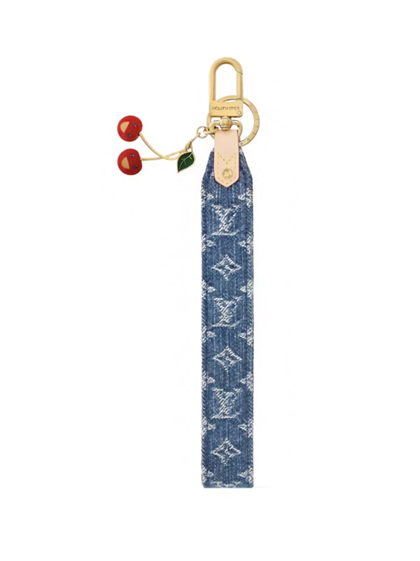 Louis Vuitton x Takashi Murakami Denim Cherry Dragonne Denim Monogram