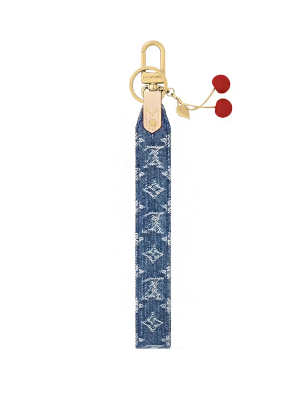 Louis Vuitton x Takashi Murakami Denim Cherry Dragonne Denim Monogram