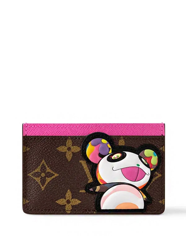 Louis Vuitton x Takashi Murakami Panda Card Holder Monogram