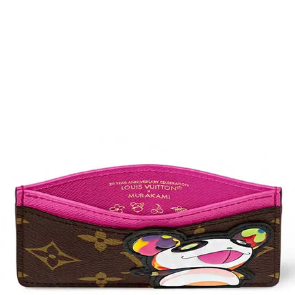 Louis Vuitton x Takashi Murakami Panda Card Holder Monogram
