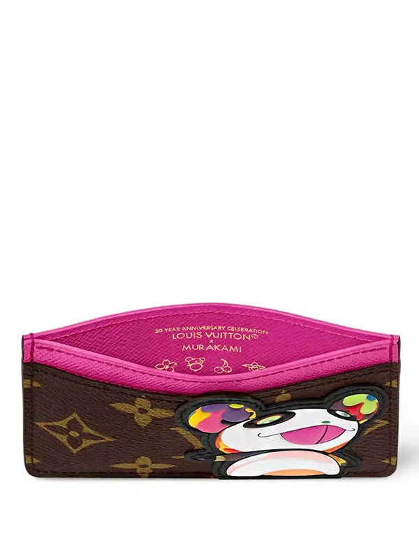 Louis Vuitton x Takashi Murakami Panda Card Holder Monogram