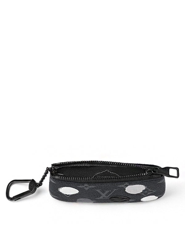 Louis Vuitton x Yayoi Kusama Pochette Cle Monogram Eclipse Black Silver