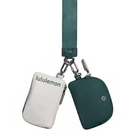 Lululemon Dual Pouch Wristlet Vapor Storm Teal