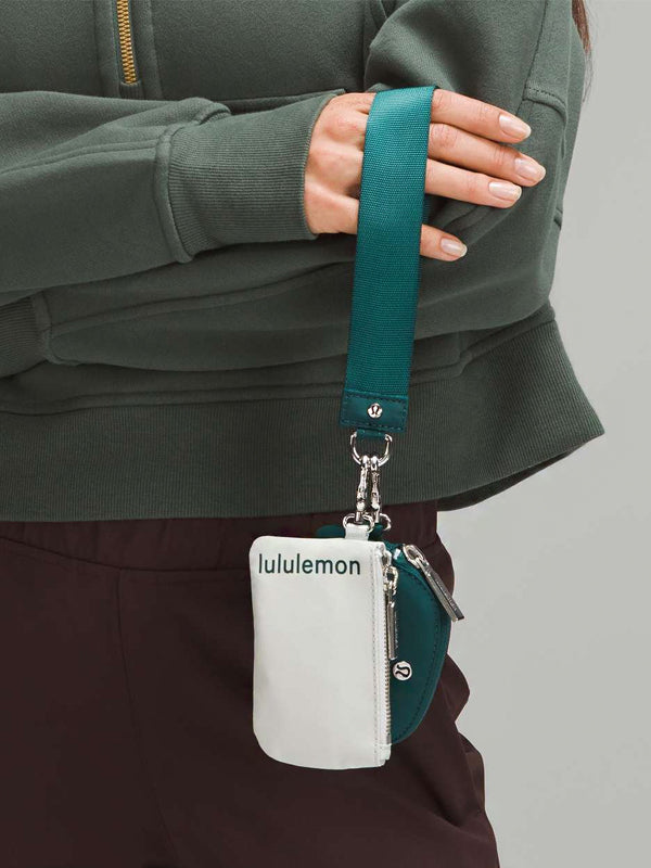 Lululemon Dual Pouch Wristlet Vapor Storm Teal