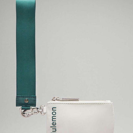 Lululemon Dual Pouch Wristlet Vapor Storm Teal