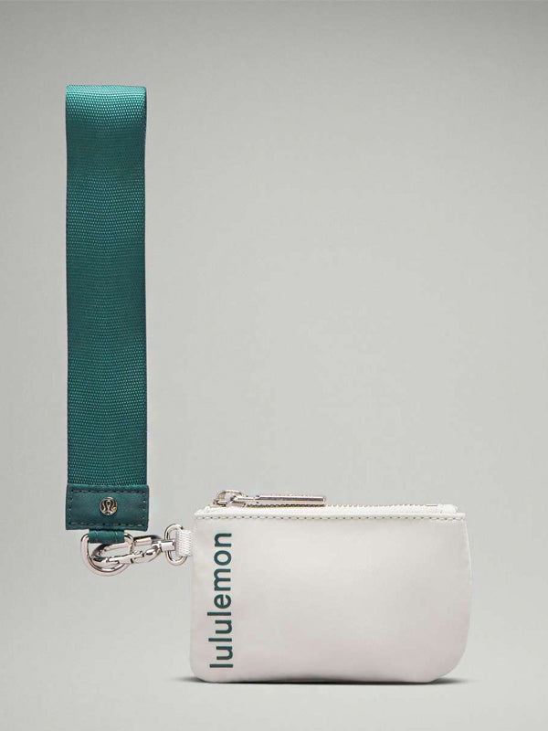 Lululemon Dual Pouch Wristlet Vapor Storm Teal