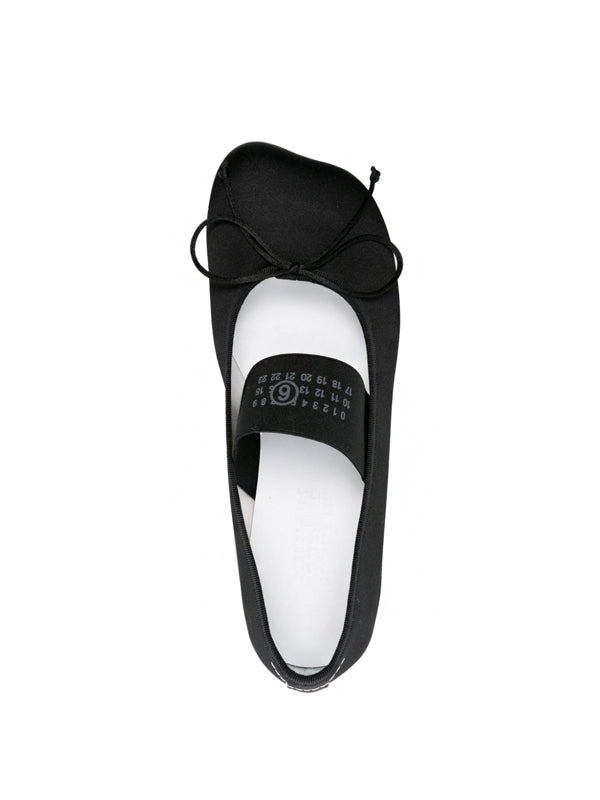 Maison Margiela MM6 Anatomic Ballerinas Black