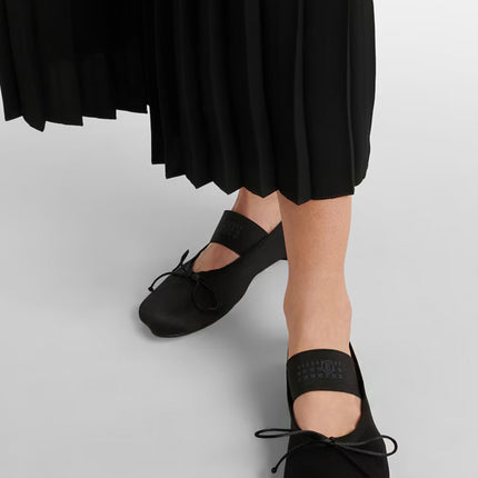 Maison Margiela MM6 Anatomic Ballerinas Black