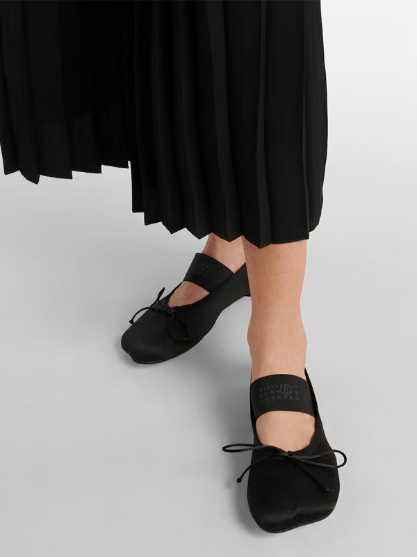 Maison Margiela MM6 Anatomic Ballerinas Black