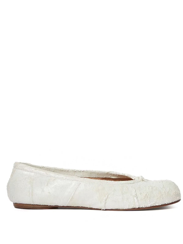 Maison Margiela Tabi Ballerina White Pearly