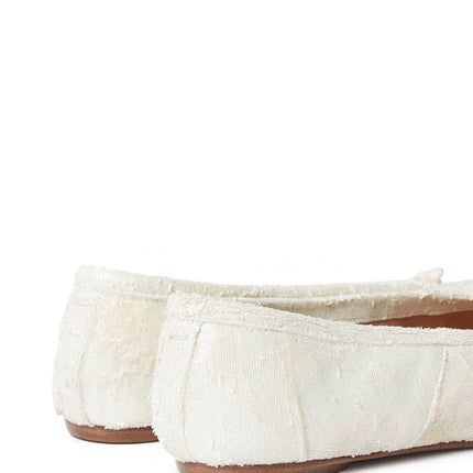 Maison Margiela Tabi Ballerina White Pearly