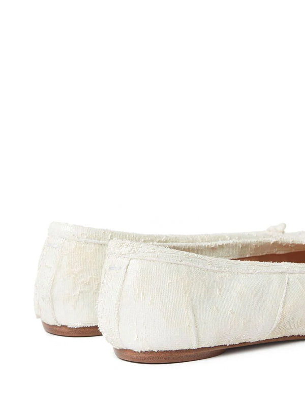 Maison Margiela Tabi Ballerina White Pearly