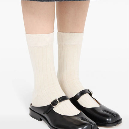 Maison Margiela Tabi City Mary Jane Mule Black