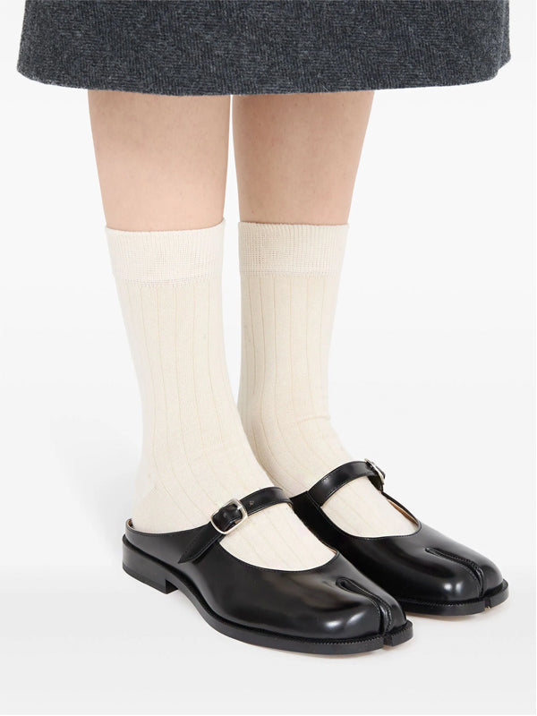 Maison Margiela Tabi City Mary Jane Mule Black