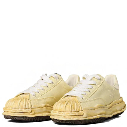Maison Mihara Yasuhiro Blakey OG Sole Overdyed Canvas Low White
