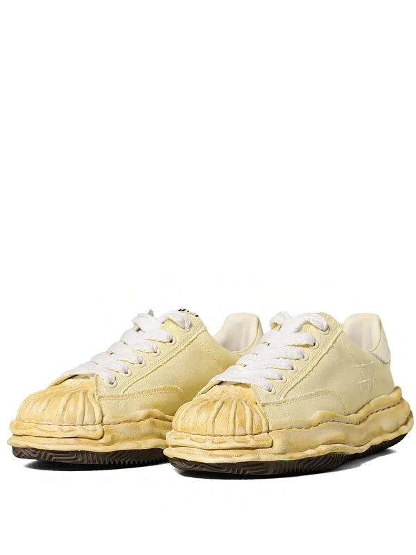 Maison Mihara Yasuhiro Blakey OG Sole Overdyed Canvas Low White