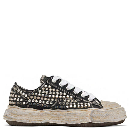 Maison Mihara Yasuhiro Peterson 23 OG Sole Studded Canvas Low Black
