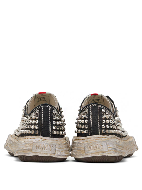 Maison Mihara Yasuhiro Peterson 23 OG Sole Studded Canvas Low Black