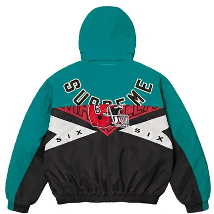 Maison Margiela x Supreme Jaqueta Split Stadium Navy SS26-W4