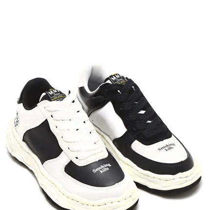 Mihara Yasuhiro Wayne Low Leather FR2 Atmos Black White