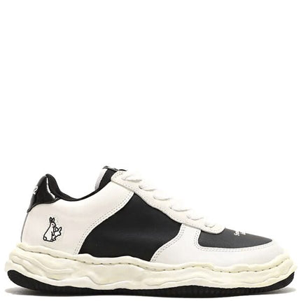 Mihara Yasuhiro Wayne Low Leather FR2 Atmos Black White