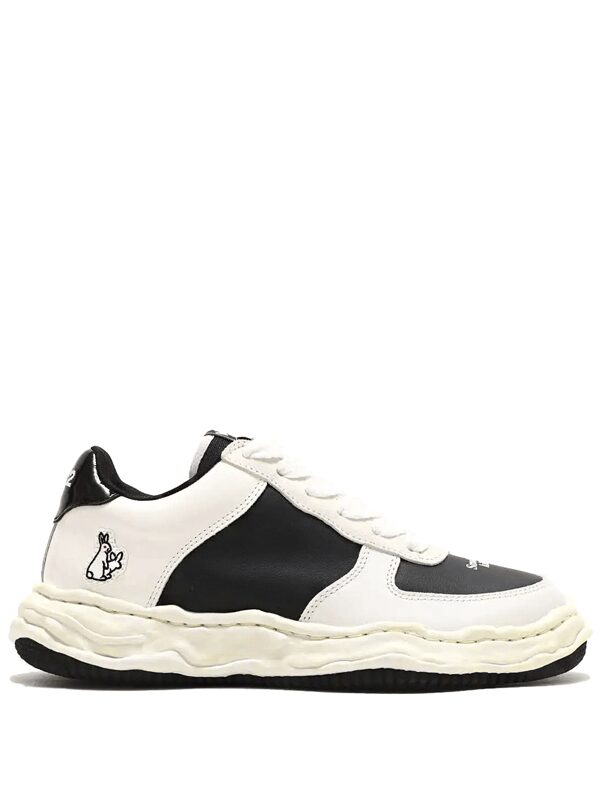 Mihara Yasuhiro Wayne Low Leather FR2 Atmos Black White