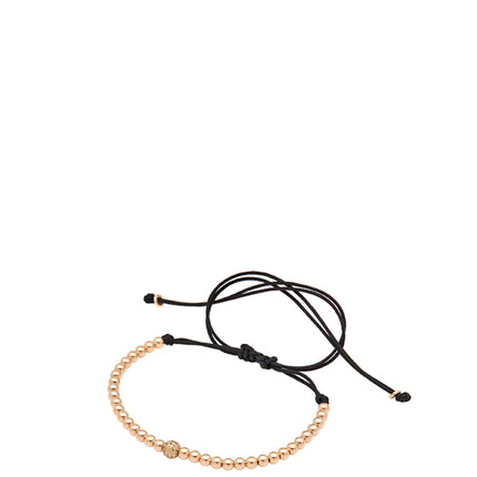Mini Ball Rose Gold & Brown