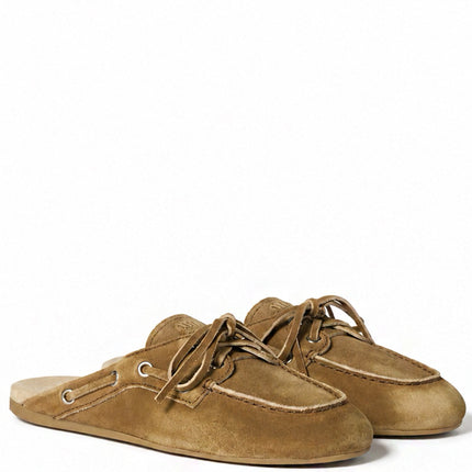 Miu Miu Faded Suede Mules Cinnamon