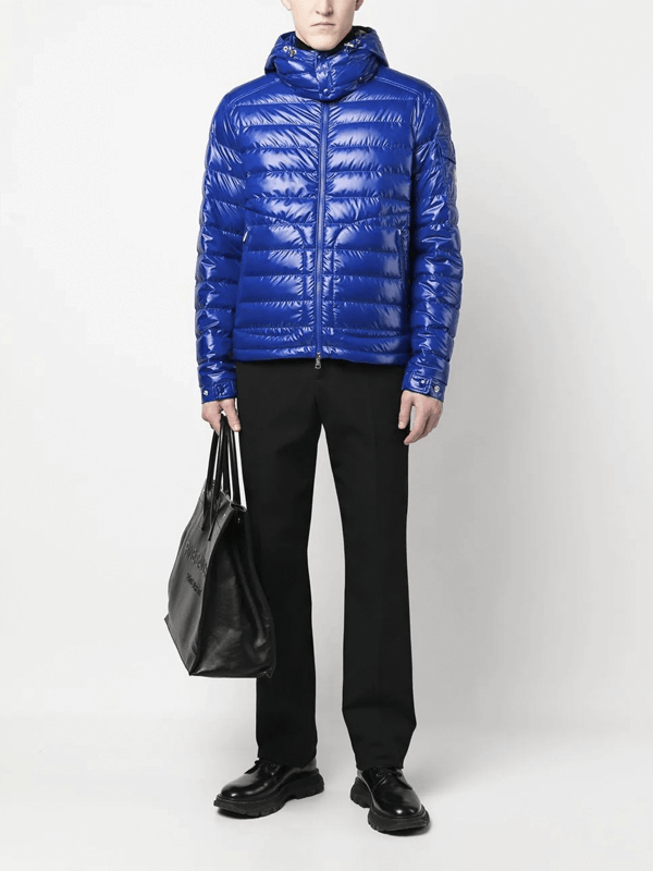 Moncler Blue Jaqueta Lauros Matelassê