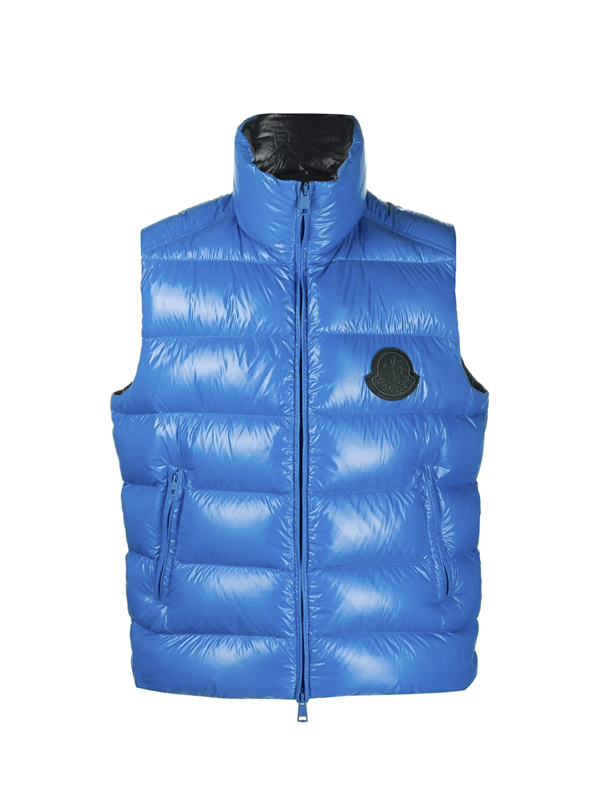 Moncler Colete Parke Blue Matelassê