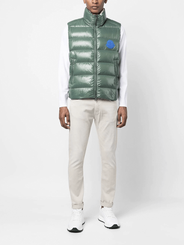 Moncler Colete Parke Green Matelassê