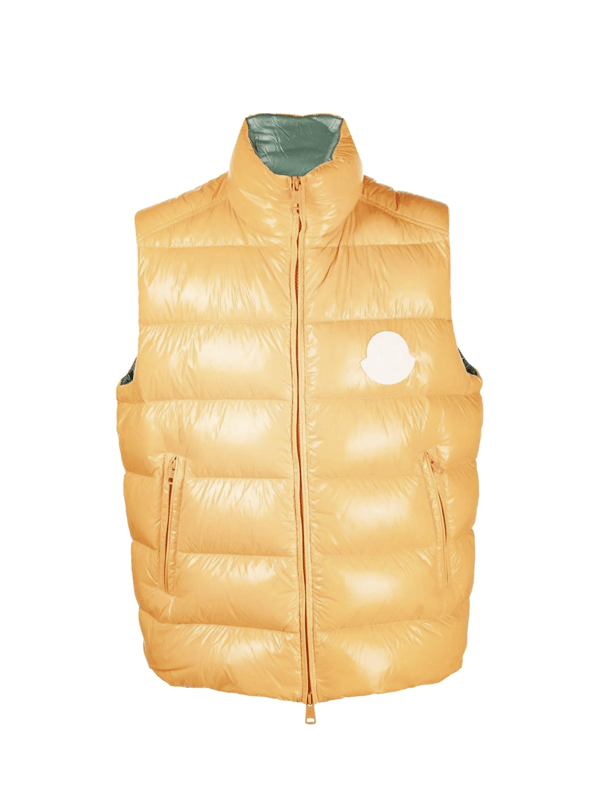 Moncler Colete Parke Yellow Matelassê
