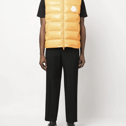 Moncler Colete Parke Yellow Matelassê