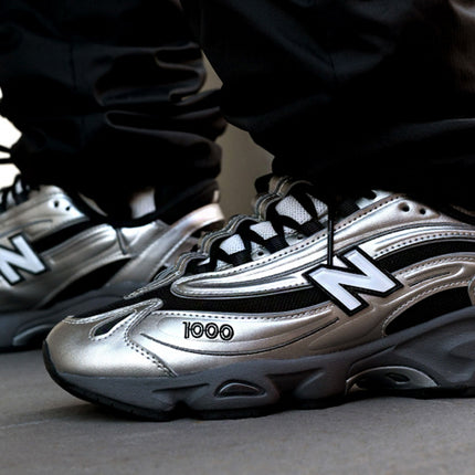 New Balance 1000 Black Silver Metallic