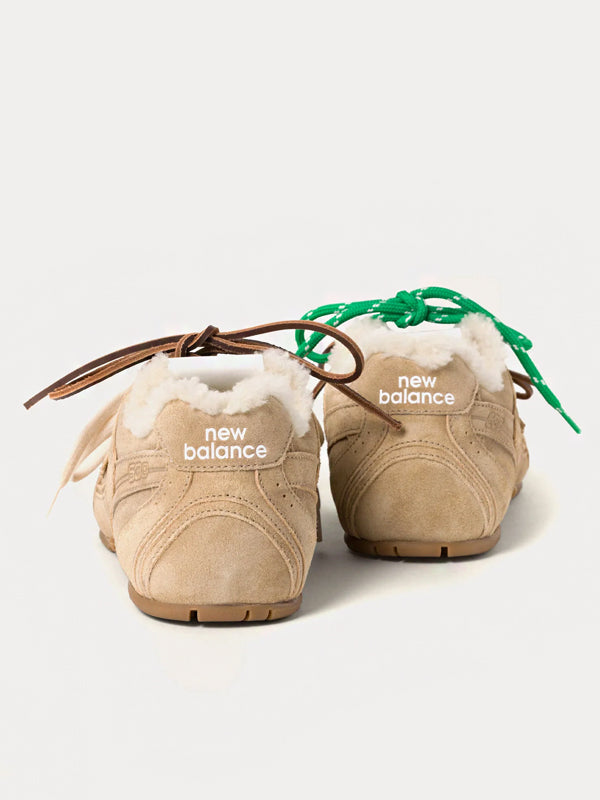 New Balance 530 SL Miu Miu Ecru Shearling
