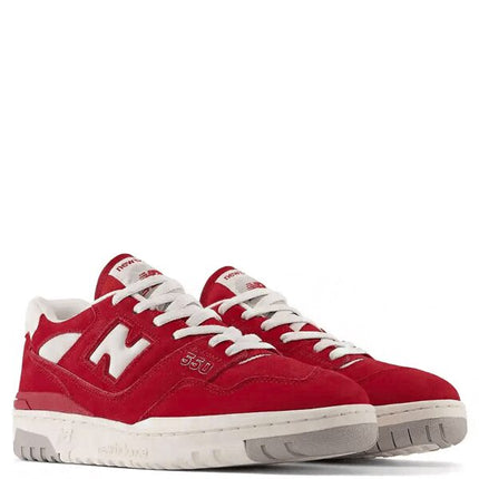 New Balance 550 Suede Pack Team Red