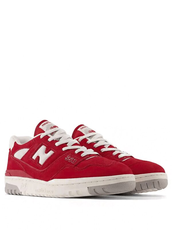New Balance 550 Suede Pack Team Red