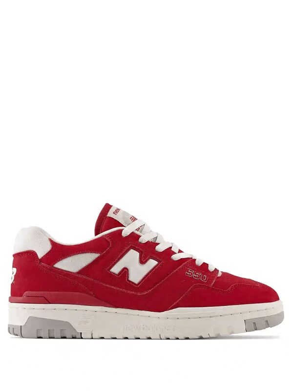New Balance 550 Suede Pack Team Red