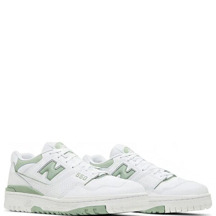 New Balance 550 White Mint Green